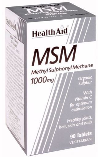 MSM Metilsulfonilmetano 1000 mg 90 Comprimidos