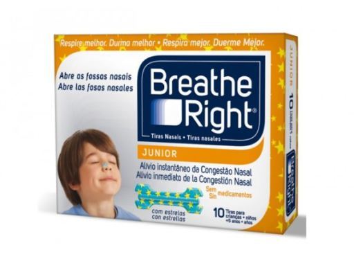 Tira Nasal Respira Mejor Breathe Right Niños 10 U