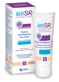 Crema Leti Sr Anti-Rojeces Con Color 40Ml