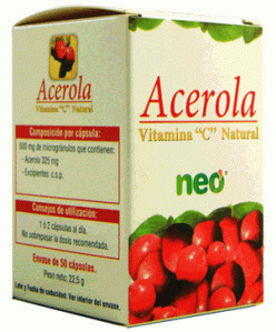 Acerola 45 Cápsulas