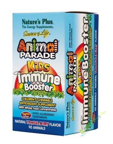 Multivitaminico Animal Parade Kids Immune Booster - 90 Comprimidos Masticables