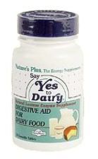 Ayuda Digestiva para Intolerantes a la Lactosa Say Yes To Dairy - 50 Comprimidos Masticables