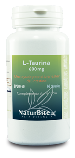 L-Taurina 600Mg. 60 Cap.