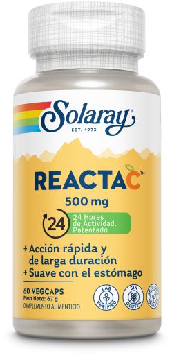 Reacta C Ester C 500 Mg 60 Cápsulas Vegetales