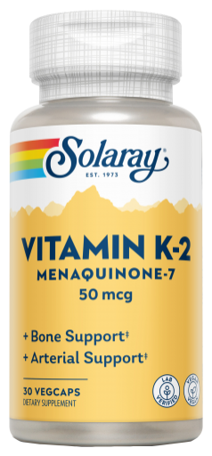 K2 Menaquinone Vitamina K2 30 Cápsulas Vegetales