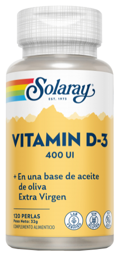Vitamina D 400UI 120 Perlas