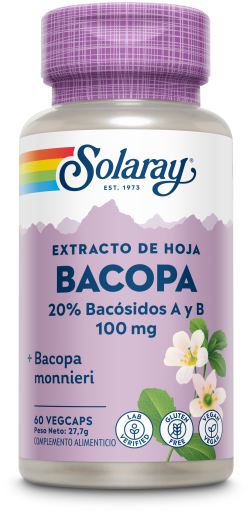 Bacopa 100 mg 60 Cápsulas Vegetales