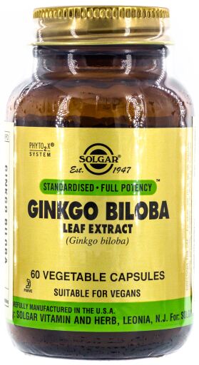 Ginkgo Biloba Hoja 60 Cápsulas