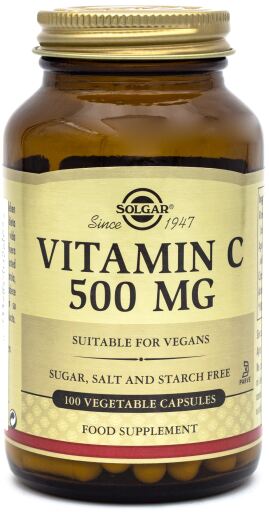 Vitamina C 500 mg 100 Cápsulas vegetales