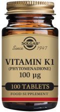 Vitamina K Natural 100 mcg 100 Comprimidos