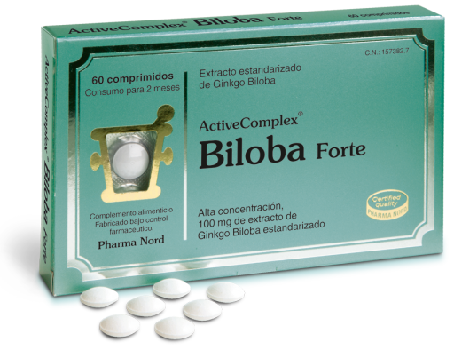 Active Complex Biloba Forte 60 Comprimidos.