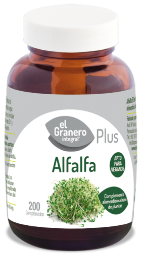 Alfalfa 400 mg 200 comprimidos