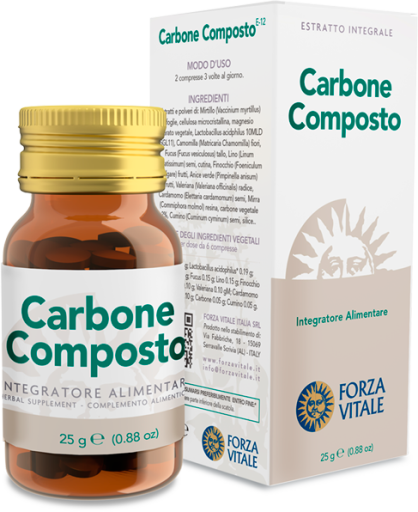 Carbone Composto Comprimidos 25 gr