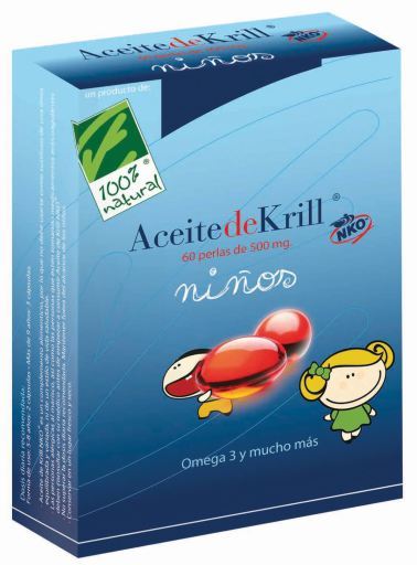 Aceite de Krill Nko Niños 60 Perlas