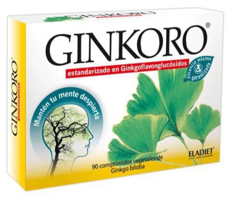 Ginkoro para mantener la memoria 90 comprimidos