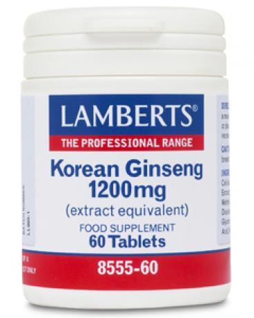 Ginseng coreano 1.200 mg 60 cápsulas