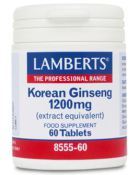 Ginseng coreano 1.200 mg 60 cápsulas