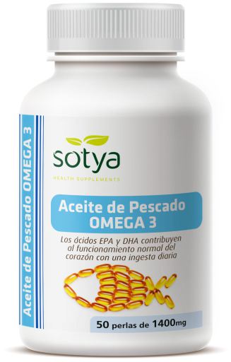 Aceite de Pescado Omega 3 1400 mg 50 Perlas