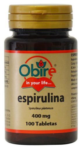 Espirulina 400 mg 100 Tabletas