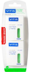 Vitis Cinta Dental con Flúor y Menta 2x50 ml