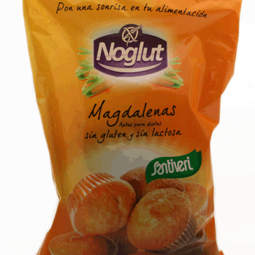 Madalenas naturales Noglut en Bolsa 170 gr