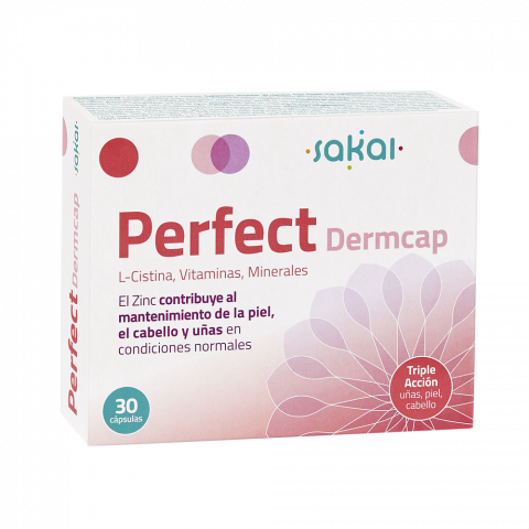 Perfect Dermcap nutre tu piel, cabello y uñas 30 cápsulas