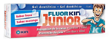 Kin Fluor Junior Gel Fresa 75Ml