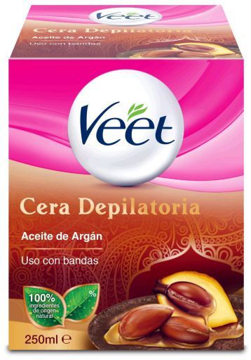 Cera Depilatoria Aceite de Argán 250 ml