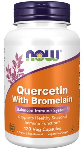 Quercetin with Bromelain 120 Cápsulas