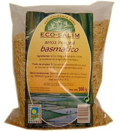 Arroz Basmatico Integral Eco 500 gr