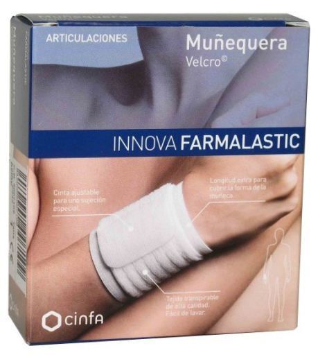 Muñequera Farmalastic Innova Velcro Beig T/G-E