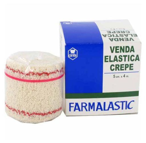 Venda Crepe Farmalastic 5 Cm x 4M