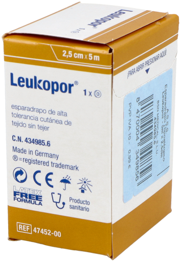 Esparadrapo Leukopor 2,5Cmx5M