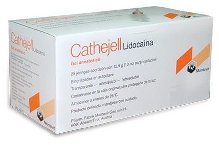 Cathejell Lidocaina Gel 25 Jeringuilla 12.5 Gr