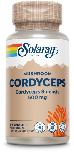 Cordyceps Extracto 500 mg 60 Cápsulas Vegetales