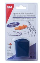 Tapones reutilizables agua, 1 par