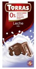 Chocolate Leche sin azúcar 75 gr
