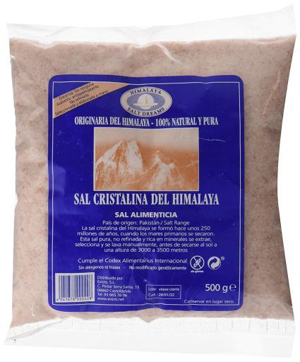 Sal Cristalina del Himalaya Molida Rosa 500 gr