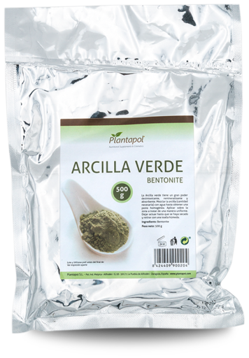 Arcilla verde en polvo 500 gramos plantapol | Ecoritas