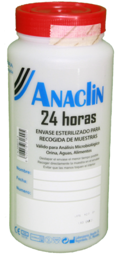 Envase Orina 24 Horas 1500 ml