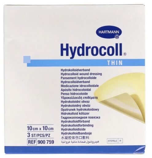 Apósito Hydrocoll Thin 10x10 cm 3 Unidades