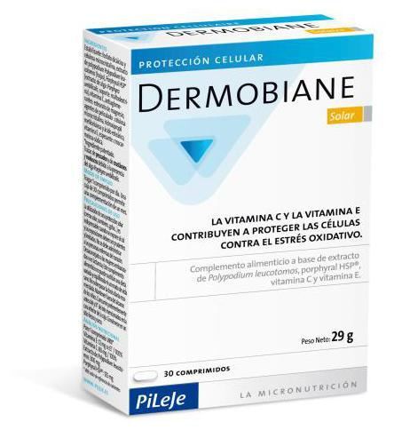 Dermobiane solaire 30 comprimidos compuesto de vitamina E y de selenio