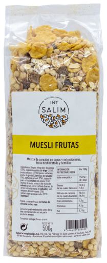 Muesli Frutas 500 Gr.