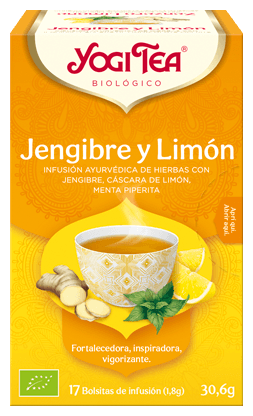 Té Jengibre y Limón 17 Bolsitas