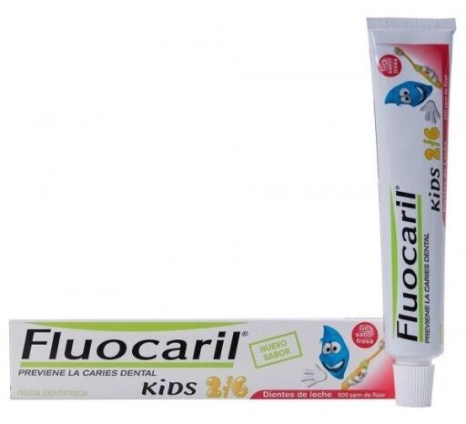 Gel Fluocaril de 2 a 6 Años Fresa 50 ml