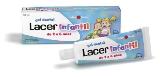 Gel dentífrico infantil fresa 2-6 años 50 ml