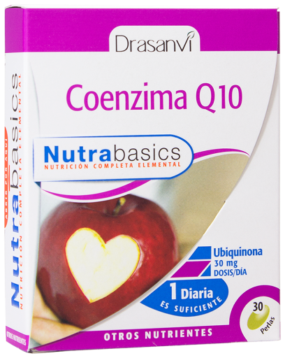 Coenzima Q10 30mg 30 Perlas Nutrabasicos