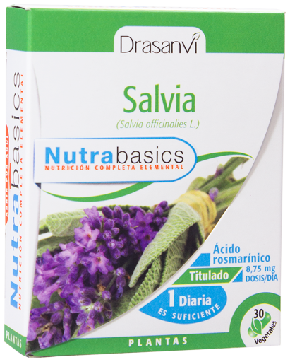 Salvia 30 capsulas Nutrabasicos