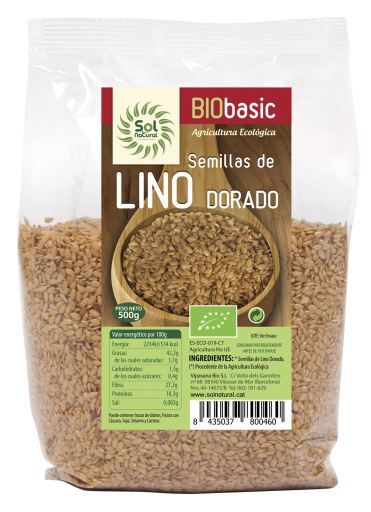 Semillas de Lino Dorado Bio 500 gr