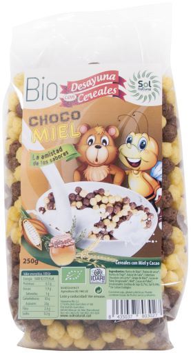 Cereales Infantiles Bolitas Chocolate-Miel Bio 250 gr